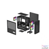 Kép 4/5 - DeepCool CH360 Digital Tempered Glass Black gépház