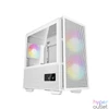 Kép 1/5 - DeepCool CH360 Digital Tempered Glass White gépház
