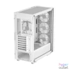 Kép 6/12 - DeepCool CC560 MESH V2 Tempered Glass White gépház