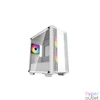 Kép 1/15 - DeepCool CC360 WH ARGB Tempered Glass White gépház