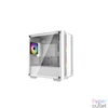 Kép 2/15 - DeepCool CC360 WH ARGB Tempered Glass White gépház