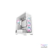 Kép 1/15 - DeepCool CG580 4F WH Tempered Glass White gépház