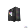 Kép 1/15 - DeepCool CH360 Tempered Glass Black gépház