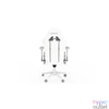 Kép 9/14 - Endorfy Scrim OWH Gaming Chair Onyx White gaming szék
