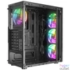 Kép 3/6 - Everest CREST V1 Tempered Glass Black gépház