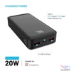 Kép 3/10 - FIXED Zen2 20, 20 000 mAh PowerBank, fekete