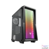 Kép 1/5 - FSP CMT212A RGB Tempered Glass Black gépház