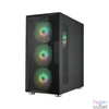 Kép 4/6 - FSP CUT592 Tempered Glass Black gépház