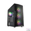 Kép 5/6 - FSP CUT592 Tempered Glass Black gépház