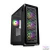 Kép 1/3 - FSP CUT593P Tempered Glass Black gépház
