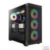 Kép 1/6 - Gamdias Athena M3 Tempered Glass Black gépház