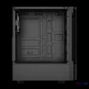 Kép 6/9 - Gamdias Talos E3 CG Tempered Glass Black gépház