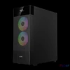 Kép 6/9 - Gamdias Aura GC5 Elite ARGB Tempered Glass Black gépház