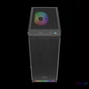 Kép 3/9 - Gamdias Aura GC8 ARGB Tempered Glass Black gépház