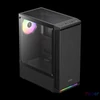 Kép 5/9 - Gamdias Aura GC8 ARGB Tempered Glass Black gépház