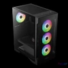 Kép 5/10 - Gamdias Talos E2 Elite Tempered Glass Black gépház