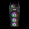 Kép 3/9 - Gamdias Aura GC1 Elite ARGB Tempered Glass Black gépház