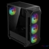 Kép 4/9 - Gamdias Aura GC1 Elite ARGB Tempered Glass Black gépház