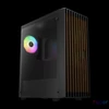 Kép 2/9 - Gamdias Aura GC4 Elite ARGB Tempered Glass Black gépház