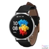 Kép 1/5 - GARETT VERONA Smartwatch Silver Black Leather okosóra