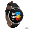 Kép 3/5 - GARETT VERONA Smartwatch Silver Black Leather okosóra