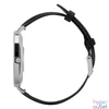 Kép 5/5 - GARETT VERONA Smartwatch Silver Black Leather okosóra
