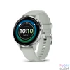 Kép 1/7 - Garmin Venu 3S Silver Stainless Steel Bezel with Sage Grey Case and Silicone Band okosóra