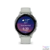 Kép 2/7 - Garmin Venu 3S Silver Stainless Steel Bezel with Sage Grey Case and Silicone Band okosóra