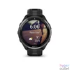 Kép 2/6 - Garmin Forerunner 965 Carbon Grey DLC Titanium Bezel with Black Case and Black/Powder Grey Silicone Band okosóra