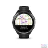 Kép 3/6 - Garmin Forerunner 965 Carbon Grey DLC Titanium Bezel with Black Case and Black/Powder Grey Silicone Band okosóra