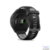 Kép 4/6 - Garmin Forerunner 965 Carbon Grey DLC Titanium Bezel with Black Case and Black/Powder Grey Silicone Band okosóra