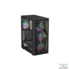 Kép 1/20 - Genesis Diaxid 605 ARGB Tempered Glass Black gépház