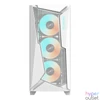 Kép 3/8 - Gigabyte C301GW RGB Lighting Tempered Glass White gépház