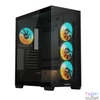 Kép 1/8 - Gigabyte C500 Panoramic Stealth Tempered Glass Black gépház