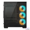 Kép 4/8 - Gigabyte C500 Panoramic Stealth Tempered Glass Black gépház