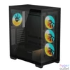 Kép 5/8 - Gigabyte C500 Panoramic Stealth Tempered Glass Black gépház