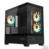 Kép 1/7 - Gigabyte C201 Panoramic Tempered Glass Black gépház