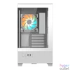 Kép 3/7 - Gigabyte C201 Panoramic Ice Tempered Glass Black gépház
