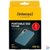 Kép 4/5 - Intenso 1TB USB3.2 Type-C External SSD TX100 Grey/Blue külső SSD