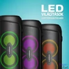 Kép 2/8 - Lamax PartyGo1 Play Bluetooth Party Speaker Black hangszóró
