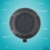 Kép 6/6 - Lamax Waver1 Bluetooth Speaker Black hangszóró