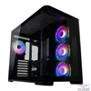Kép 1/8 - LC Power Gaming 8001B Tempered Glass Pro-Storm Dark gépház