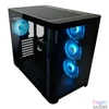 Kép 3/8 - LC Power Gaming 8001B Tempered Glass Pro-Storm Dark gépház