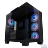 Kép 1/7 - LC Power 809B Dark Storm X Gaming Black gépház