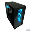 Kép 3/9 - LC Power 715W Seamless Pale X Tempered Glass Black gépház