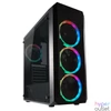 Kép 1/10 - LC Power Gaming 703B QuadLuxx Window Black gépház