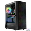 Kép 1/18 - Logic Aramis ARGB Midi Tempered Glass Black gépház