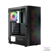Kép 10/18 - Logic Aramis ARGB Midi Tempered Glass Black gépház