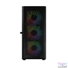Kép 11/18 - Logic Aramis ARGB Midi Tempered Glass Black gépház