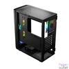 Kép 12/18 - Logic Aramis ARGB Midi Tempered Glass Black gépház
